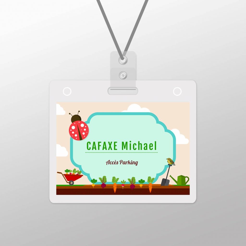 Badge de mairie des jardins partagés